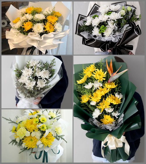 湖北黄石市阳新县白沙镇梁公铺村白事花束代送